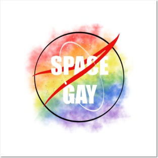 Space Gay Posters and Art